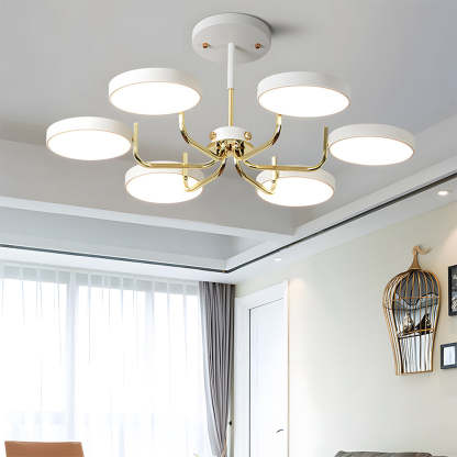 Nordic Iron LED Ceiling Light for Living Room