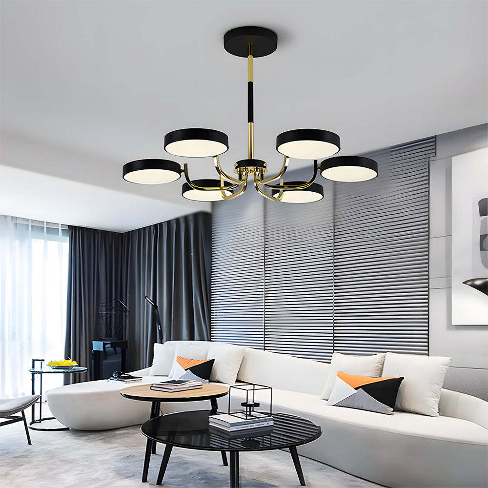 Nordic Iron LED Ceiling Light for Living Room