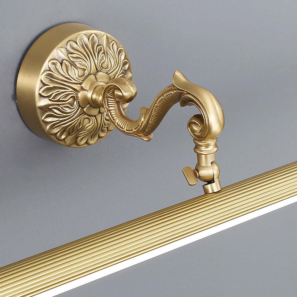 Vintage Design Gold Metal Bathroom Vanity Wall Light -Homdiy