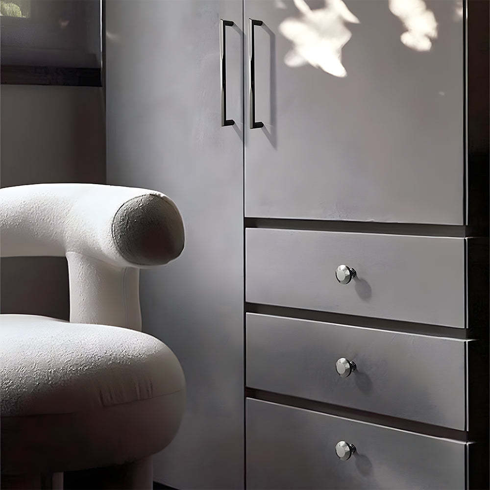 Minimalist Elegant Zinc Alloy Wardrobe Cabinet Drawer Pulls