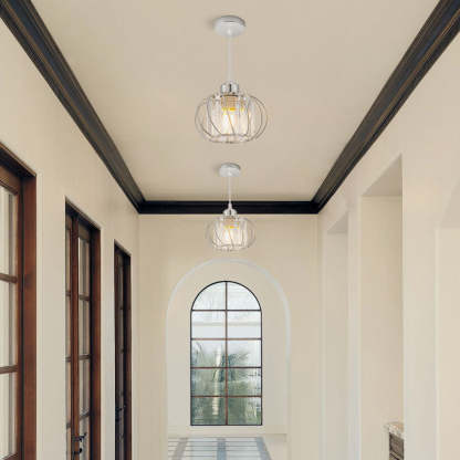 Nordic Simple Glass Globular Pendant Light