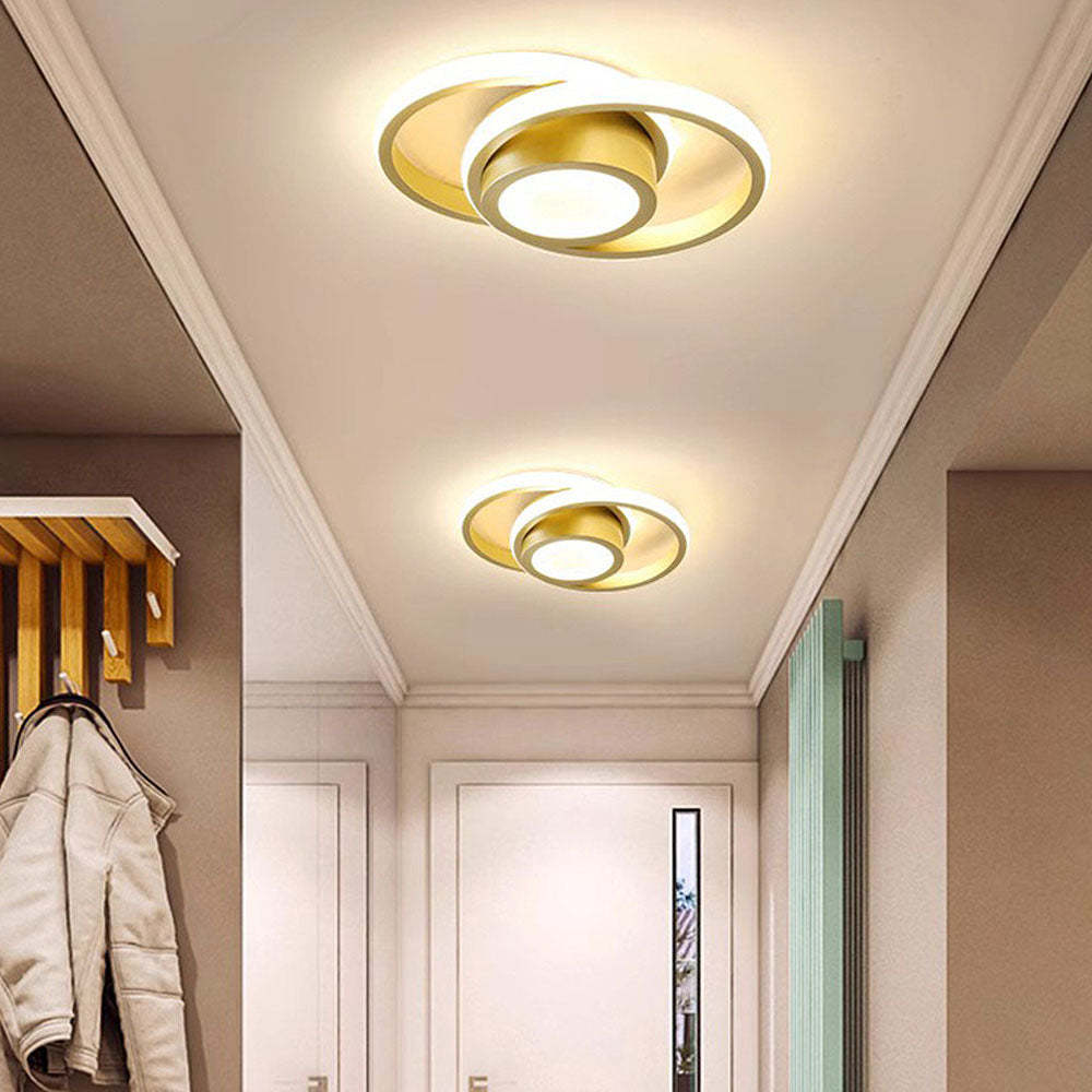 Minimalist Double Ring LED Ceiling Lamp