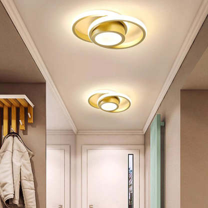 Minimalist Double Ring LED Ceiling Lamp