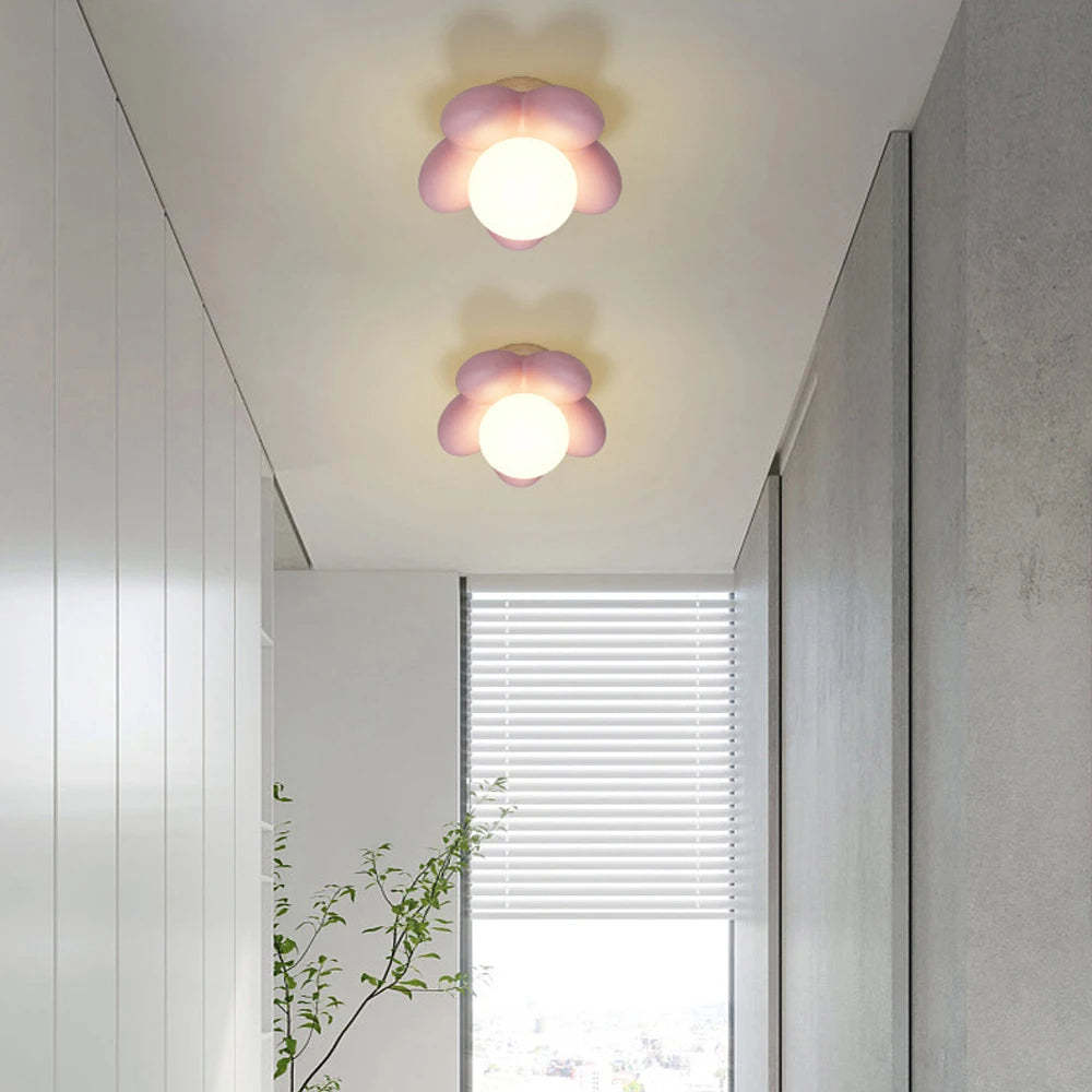 Modern Cute Flower Bedside Wall Light -Homdiy