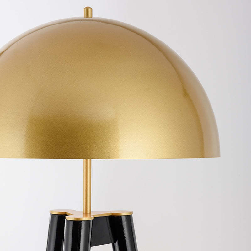 Modern Gold Metal Tripod Floor Lamp -Homdiy