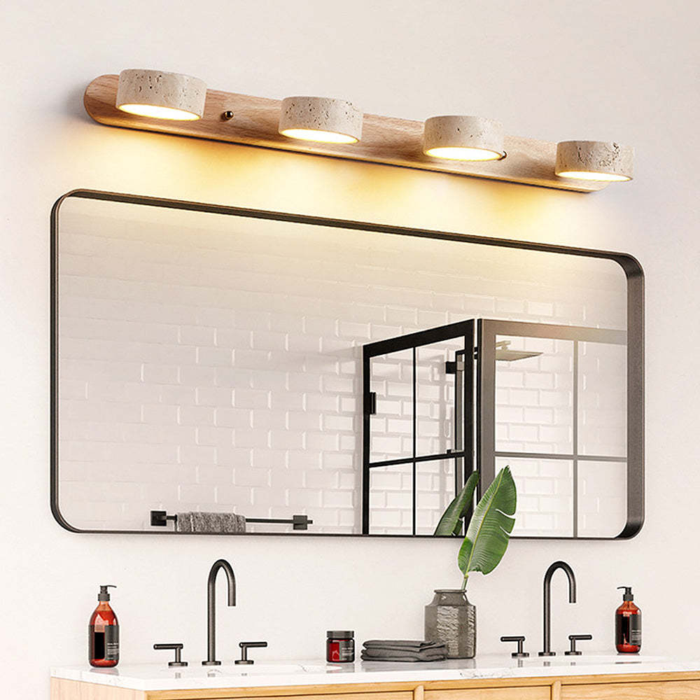 Wood Rustic Simple Stylish Vanity Wall Light -Homdiy