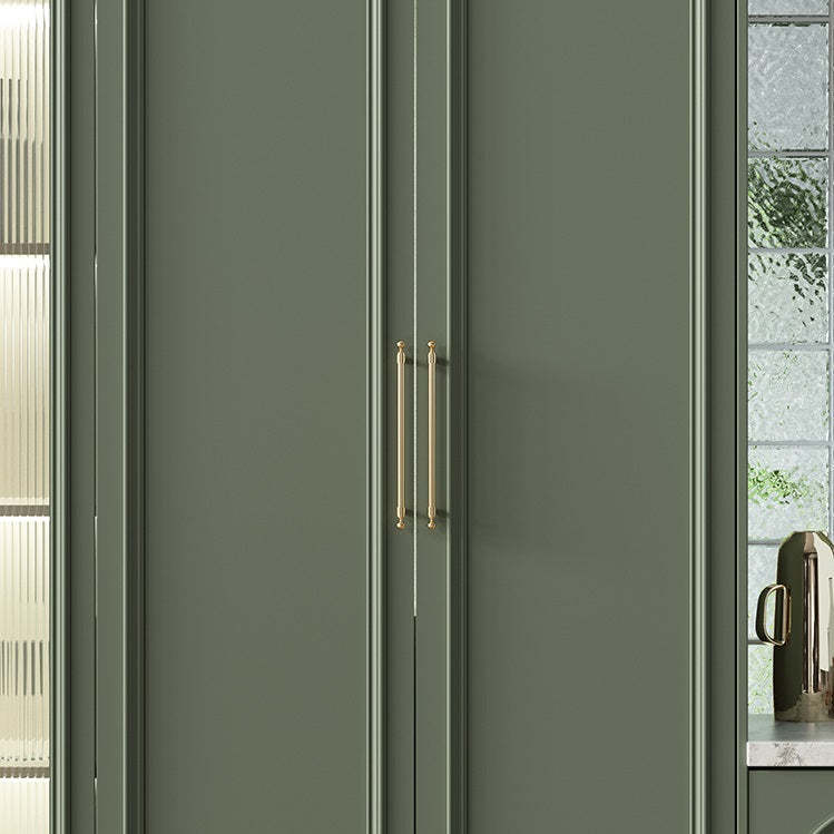 Long Brushed Brass Barn Bar Gold Cabinet Handles And Door Pulls -Homdiy