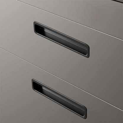 Modern Slotted Recessed Concealed Sliding Door Cabinet Handles