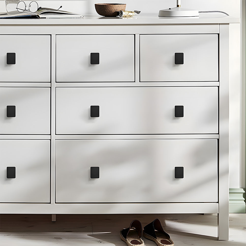 Modern Matte Black Aluminum Alloy Cabinet Pulls
