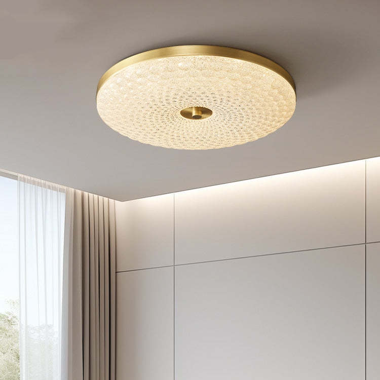 Modern Crystal Ceiling Light LED Creative Copper Ceiling Lamp -Homdiy