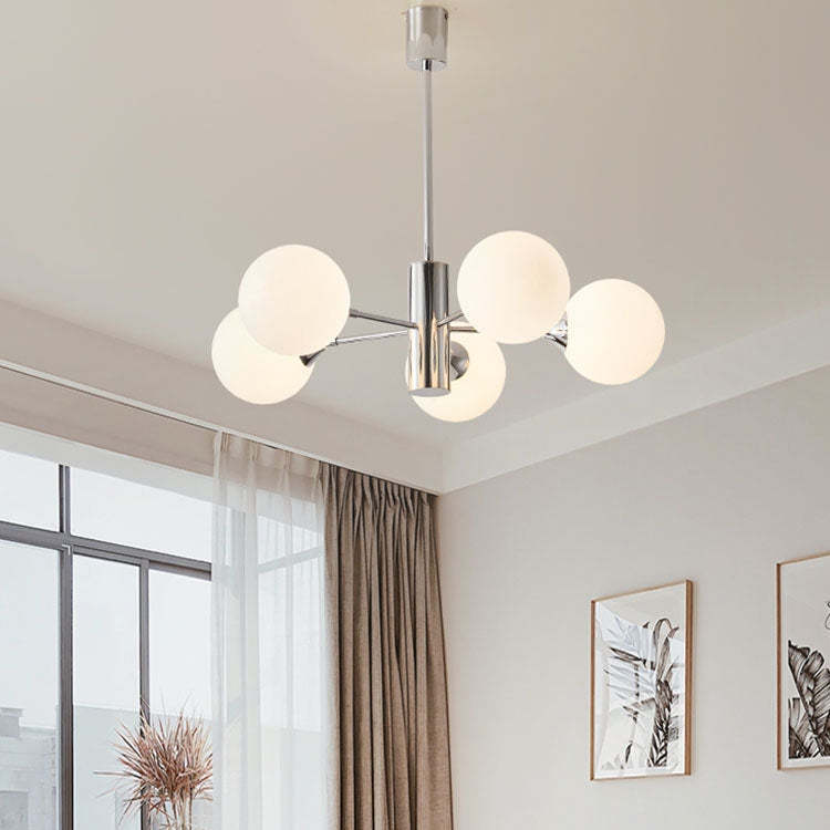 Dimmable Sputnik Globe Chandelier -Homdiy