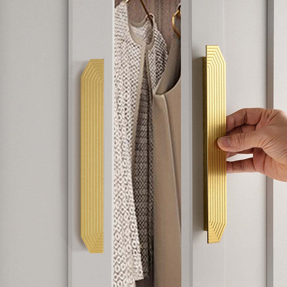 Unique Modern Semi-Circular Gold Kitchen Cabinet Door Handle