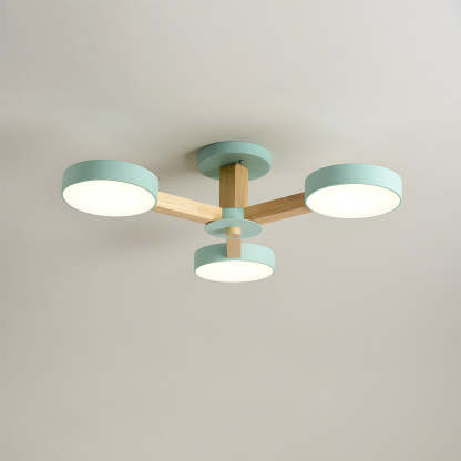 Led ceiling light for living room-modern, multi-ring iron | Homdiy US