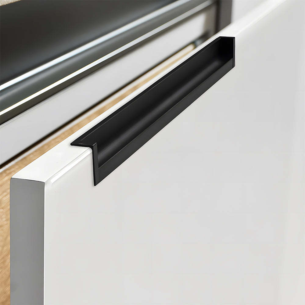 Contemporary Aluminum Alloy Finger Edge Pulls