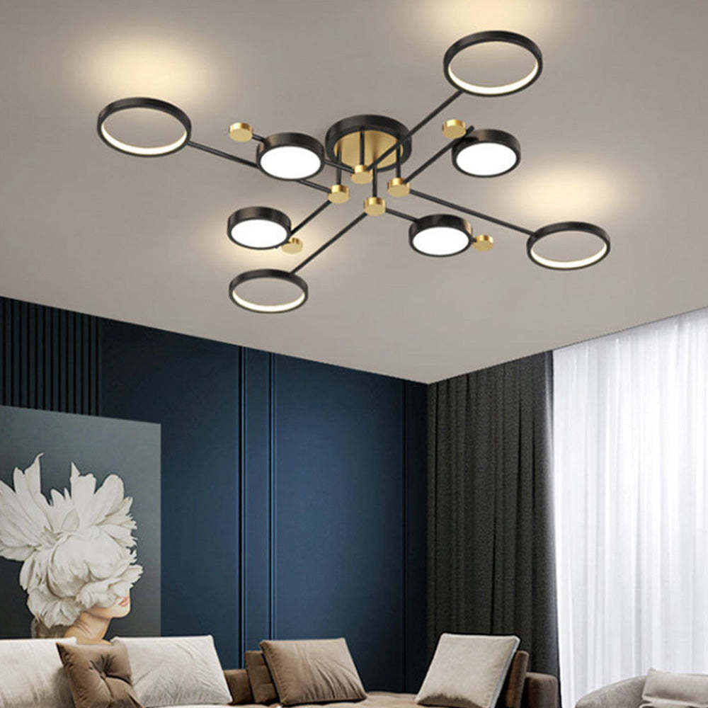 Modern Luxurious Metal LED Living Room Ceiling Light   SKU 未定
