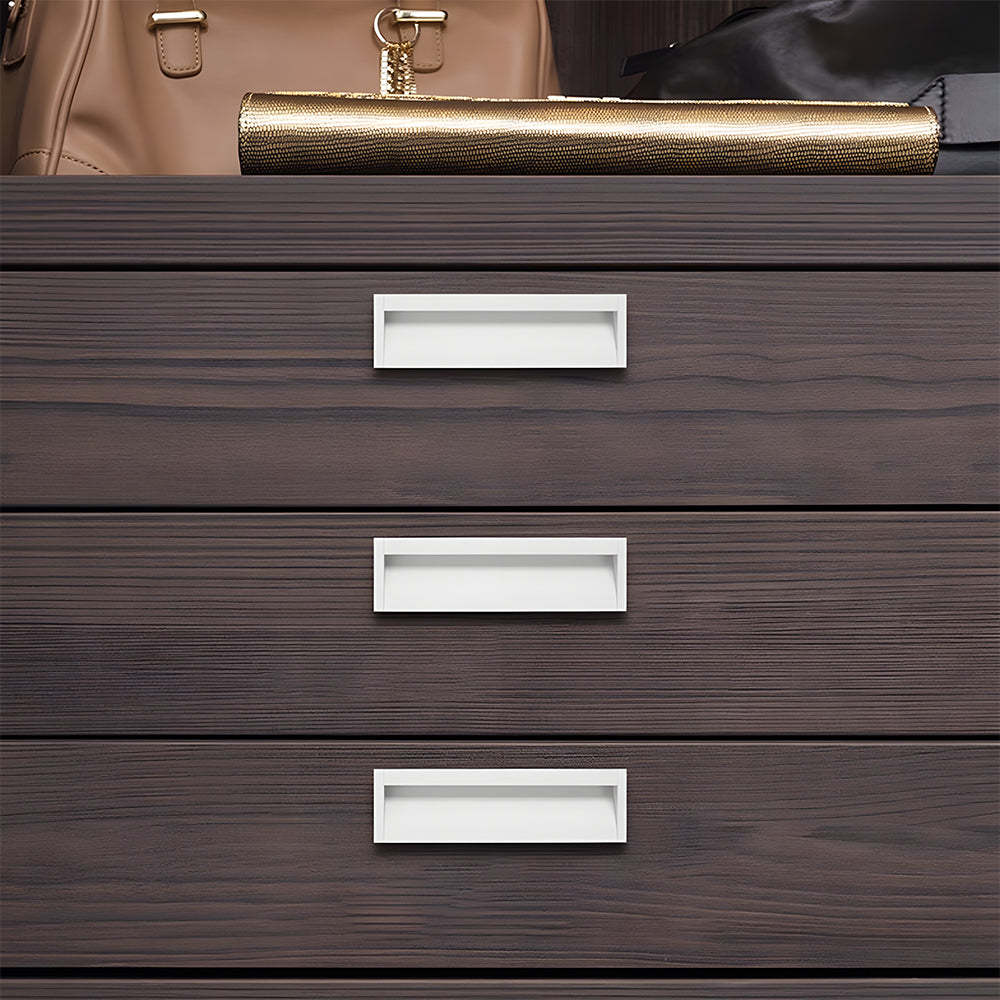 Modern Extended Solid Invisible Concealed Cabinet Pull Handle