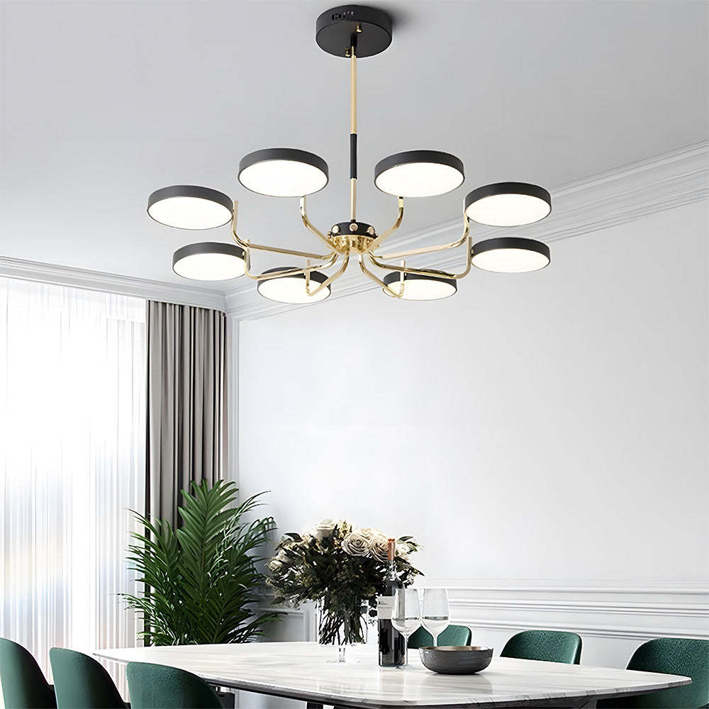 Nordic Iron LED Ceiling Light for Living Room