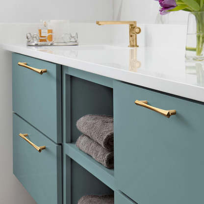 Nordic Style Gold Black Cabinet Dresser Pull Knobs