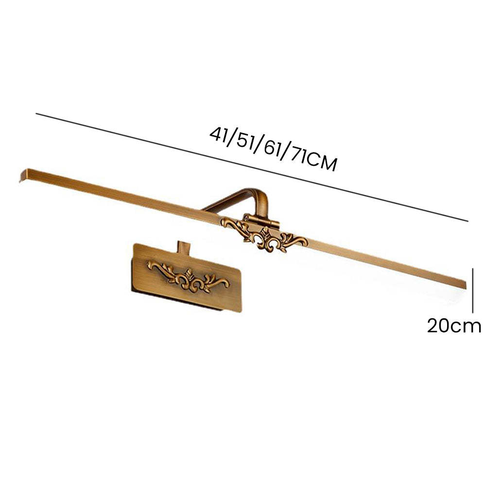 Simple Bronze Metal Bathroom Vanity Wall Lighting -Homdiy