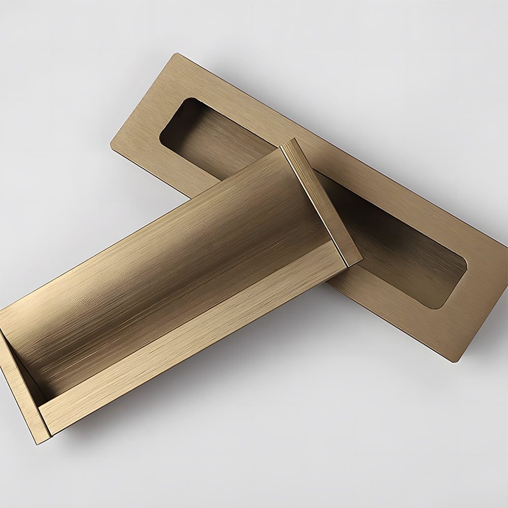 Modern Extended Solid Invisible Concealed Cabinet Pull Handle