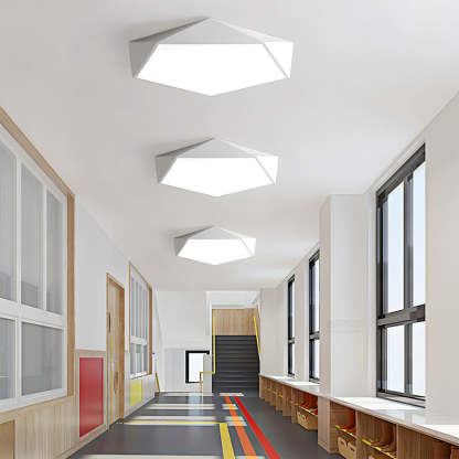 Modern Macaroon Dimmable LED Ceiling Light for Bedroom