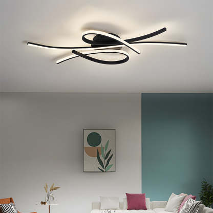 Unique Creative Musical Notes LED Ceiling Lamp