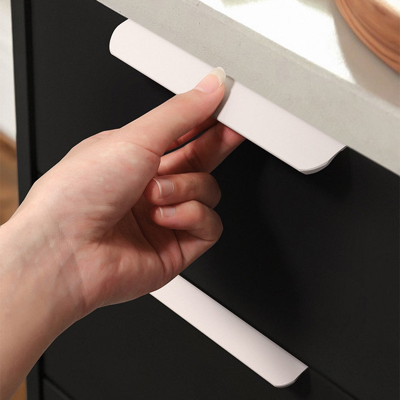 Aluminum Alloy Round Arc Shape Invisible Handle For Cabinet