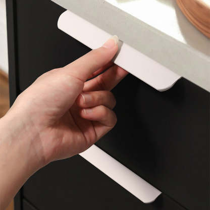 Aluminum Alloy Round Arc Shape Invisible Handle For Cabinet