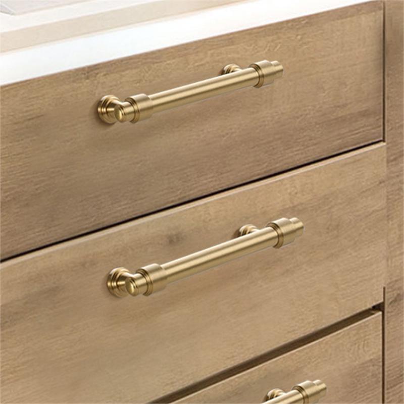 Modern Brass Kitchen Cupboard Handles -Homdiy
