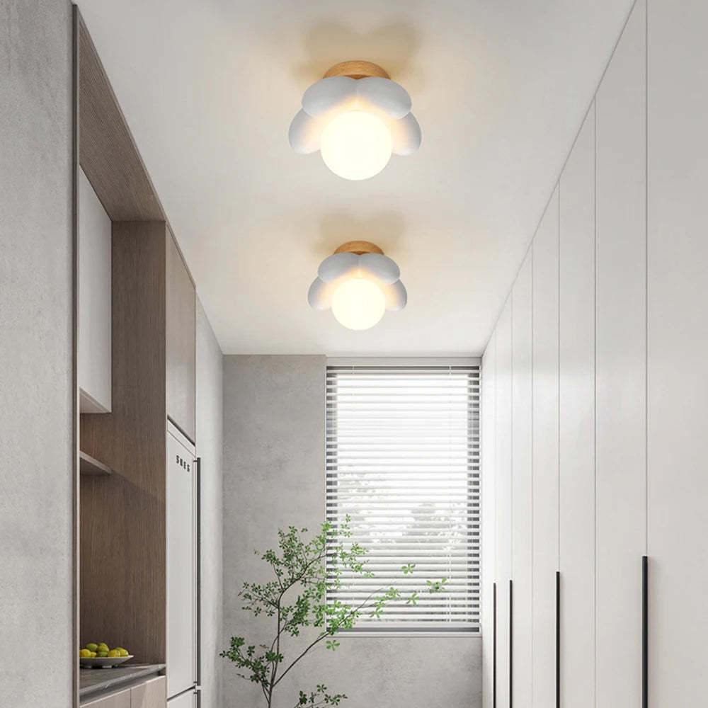 Modern Cute Flower Bedside Wall Light -Homdiy