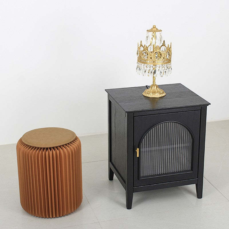 Luxury Solid Golden Round Brass Drawer Wardrobe And Door Handle -Homdiy