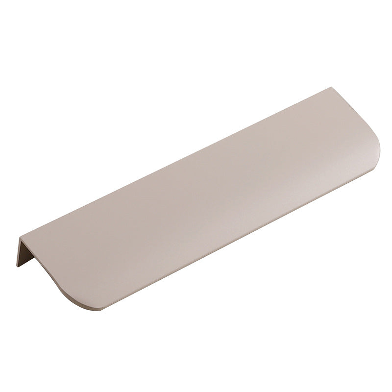 Aluminum Alloy Round Arc Shape Invisible Handle For Cabinet