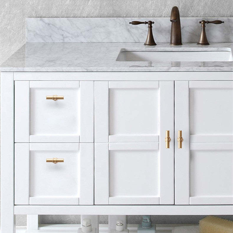 Luxurious Zinc Alloy Europe Style Golden Drawer Pulls and Cabinet Knobs -Homdiy