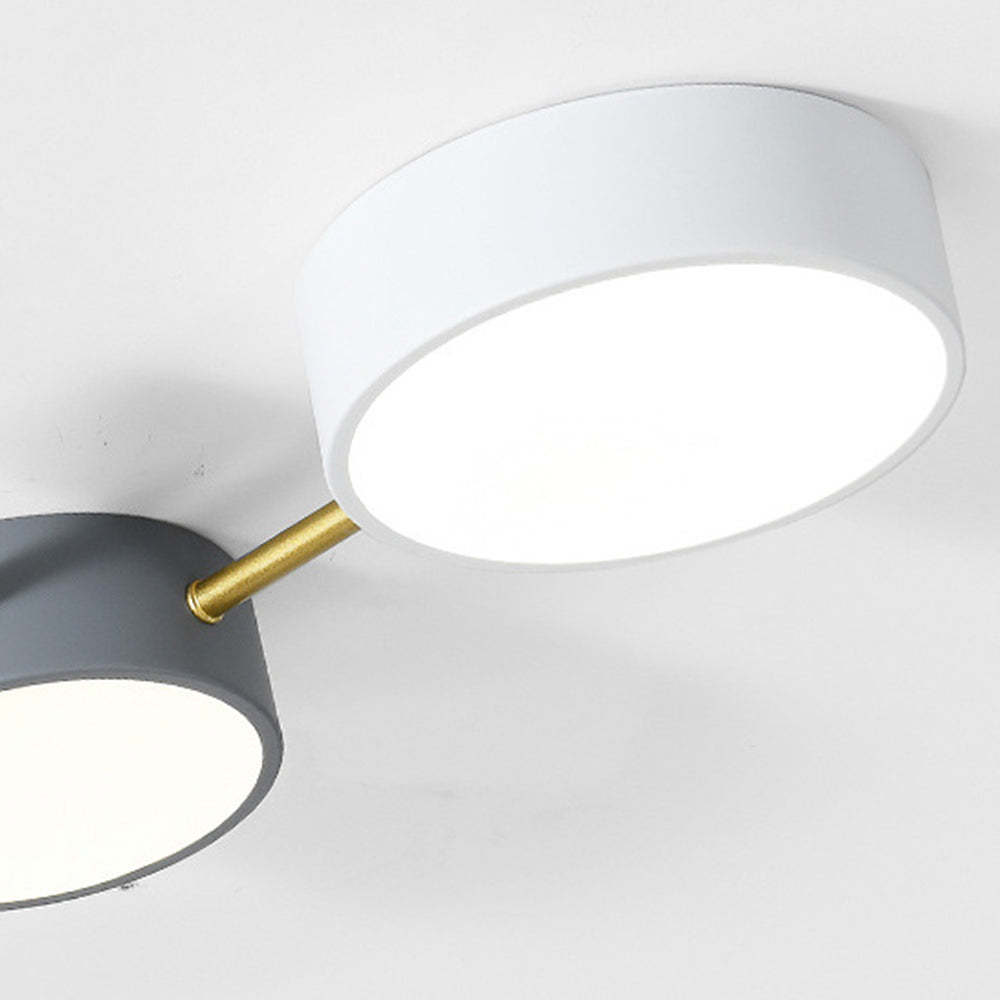 Nordic Multi-Head LED White Ceiling Light for Living Room