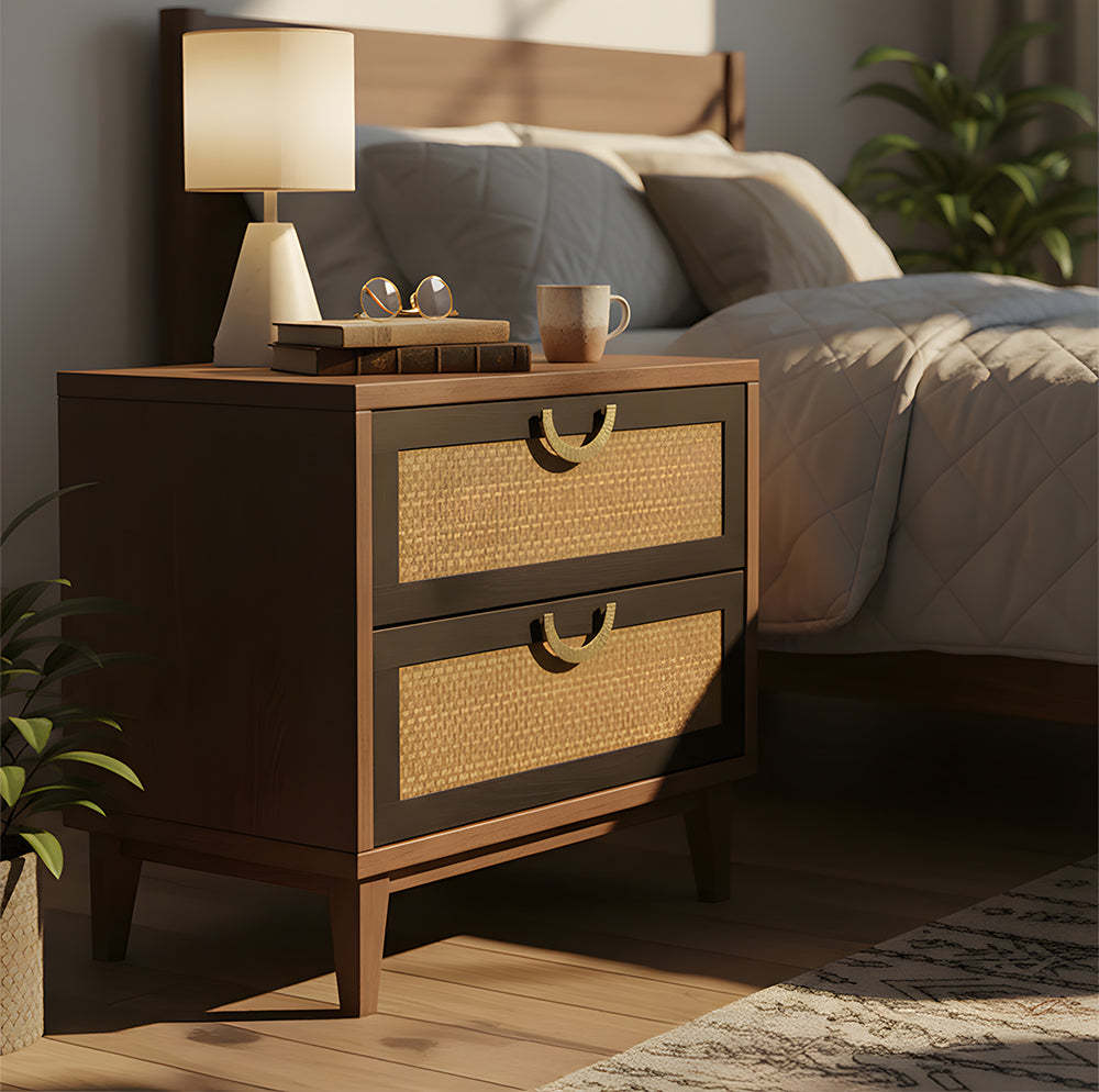 Retro Brass Semi Circle Textured Cabinet Handles