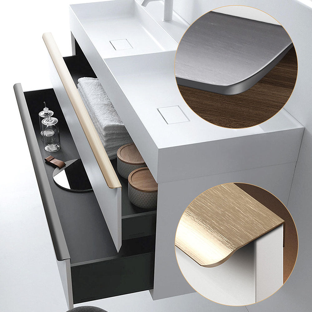 Modern Metal Invisible Cabinet Edge Pulls