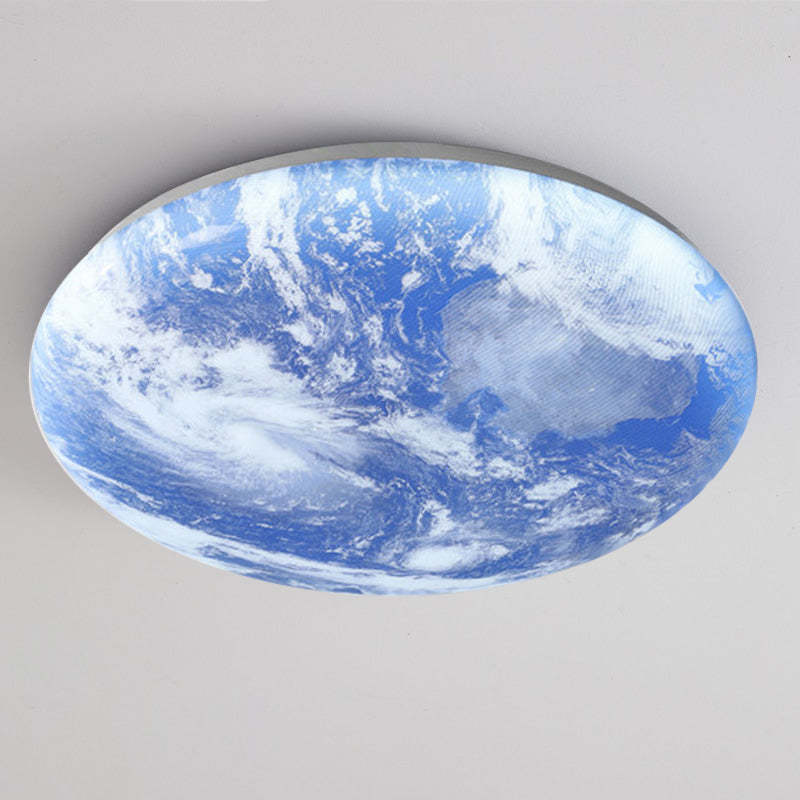 Creative Round Moon LED Ceiling Light