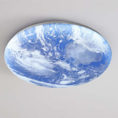 Creative Round Moon LED Ceiling Light