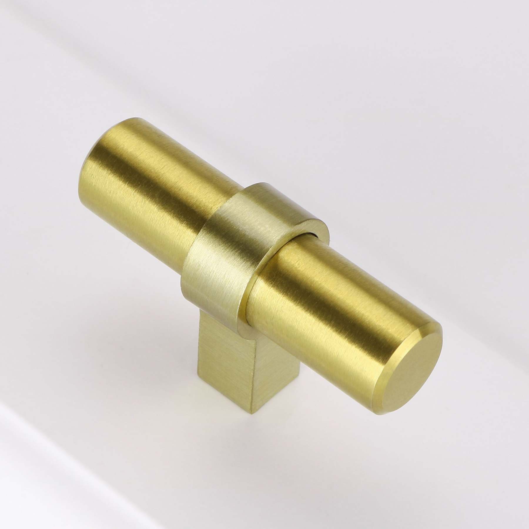 12 Pack Kitchen Cabinet Handles Brushed Gold Drawer Handles(LST16GD) -Homdiy