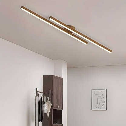 Minimalist Linear Ceiling Lighting Fixture Semi Flush Mount Ceiling Lights for Living Room Bedroom
