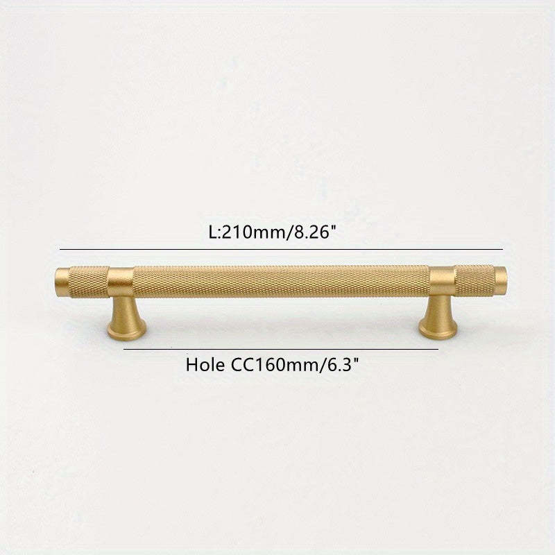 Solid Brass Drawer Handles Bar Cabinet Pulls -Homdiy