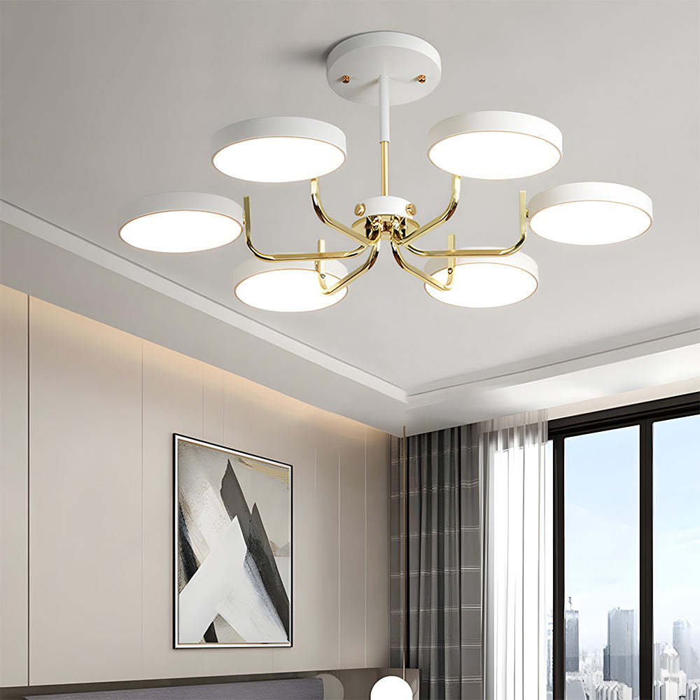 Nordic Iron LED Ceiling Light for Living Room