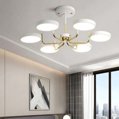 Nordic Iron LED Ceiling Light for Living Room