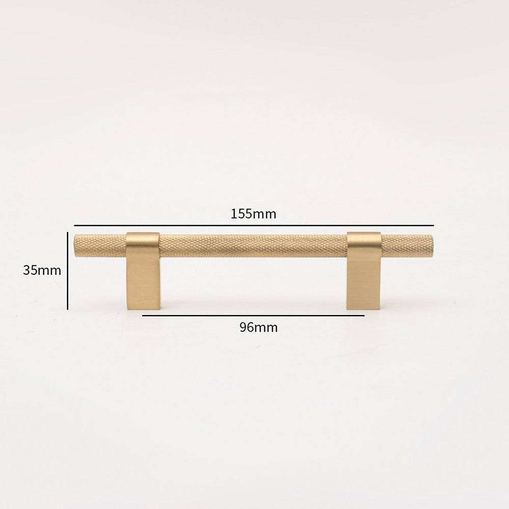 Simple Brass Cabinet Door Handle Black Gold Long Pull