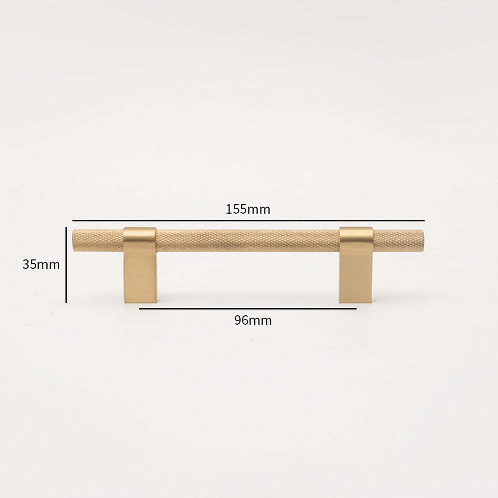 Simple Brass Cabinet Door Handle Black Gold Long Pull