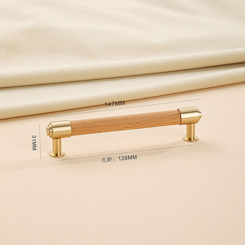  Decorative Brass Crystal Wooden Drawer Pulls