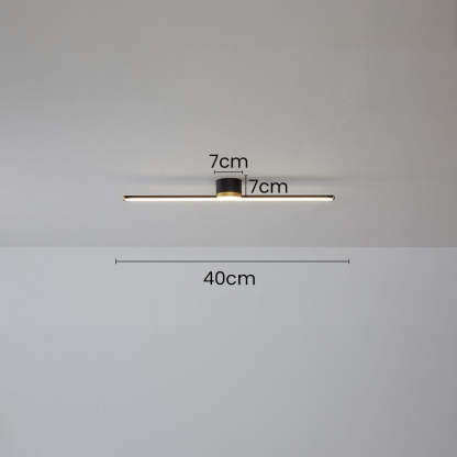 Modern LED Simple Long Strip Ceiling Lamp For Living Room -Homdiy
