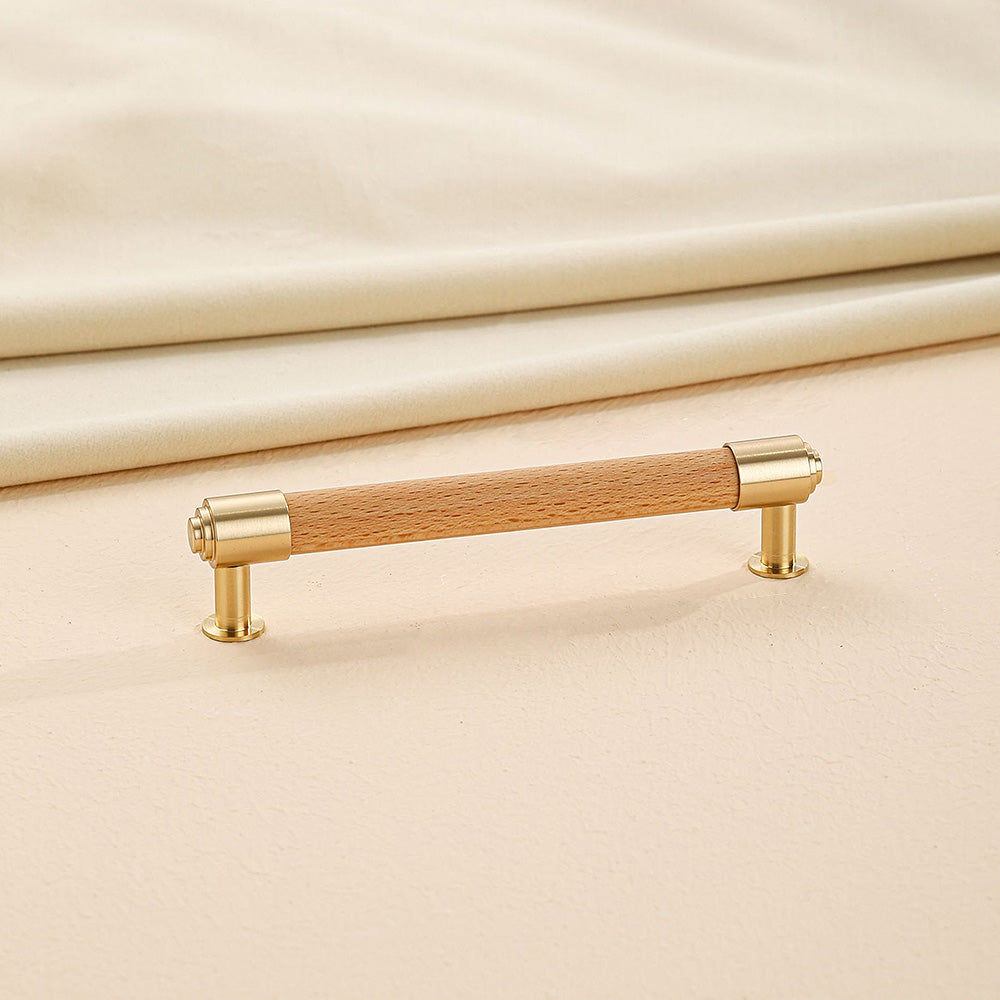  Decorative Brass Crystal Wooden Drawer Pulls