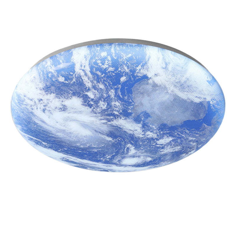 Creative Round Moon LED Ceiling Light