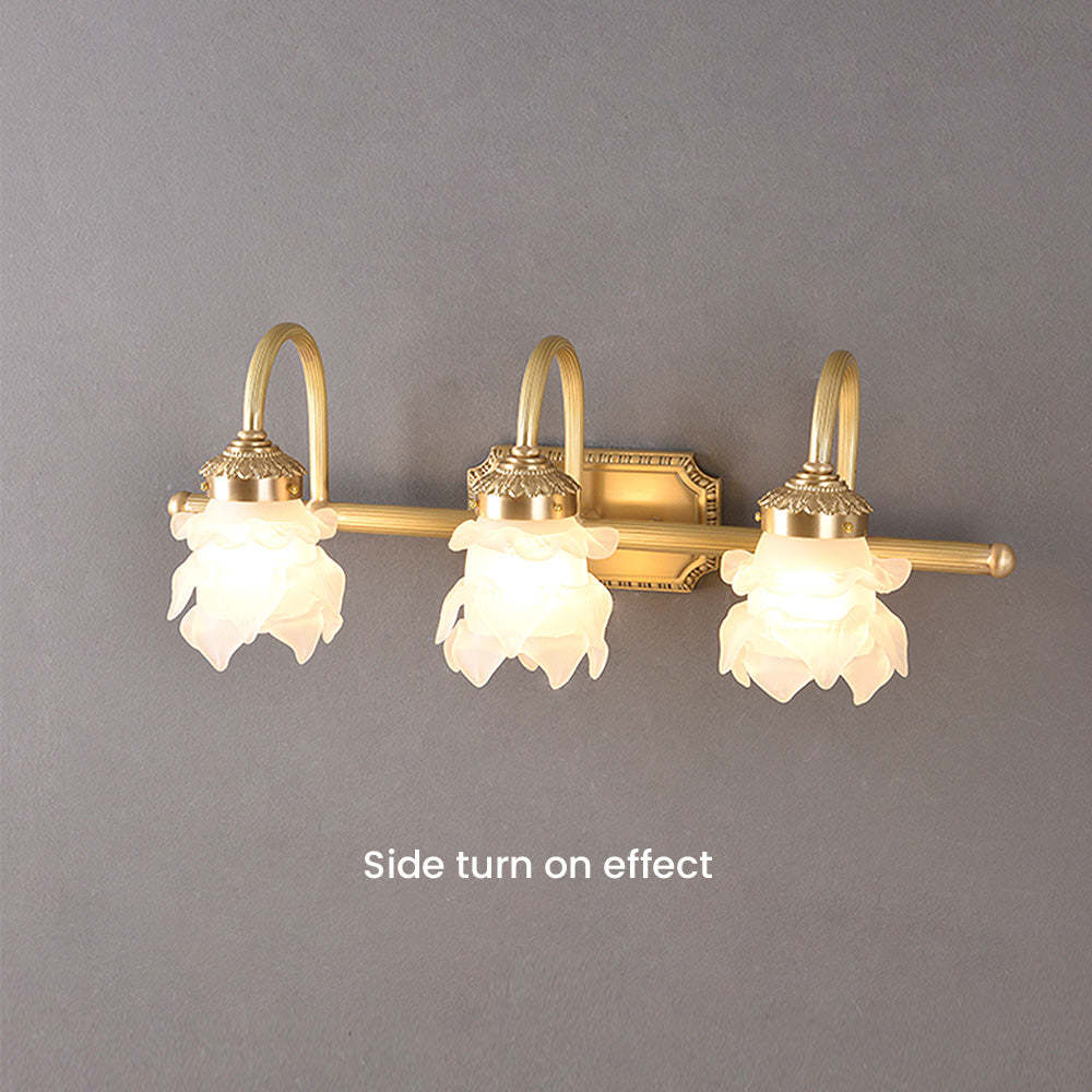 Vintage Luxury Gold Bathroom Vanity Light -Homdiy